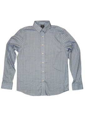 Faherty Medium Men Plaid Shirt Outdoor Work Performance Cotton